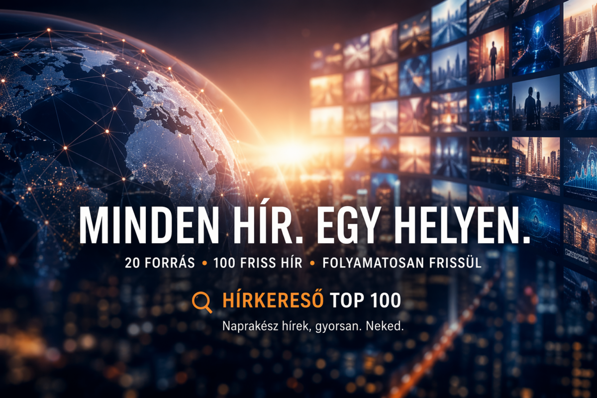 Hírkereső TOP 100 – friss hírek egy helyen az rsshirek.hu oldalán
