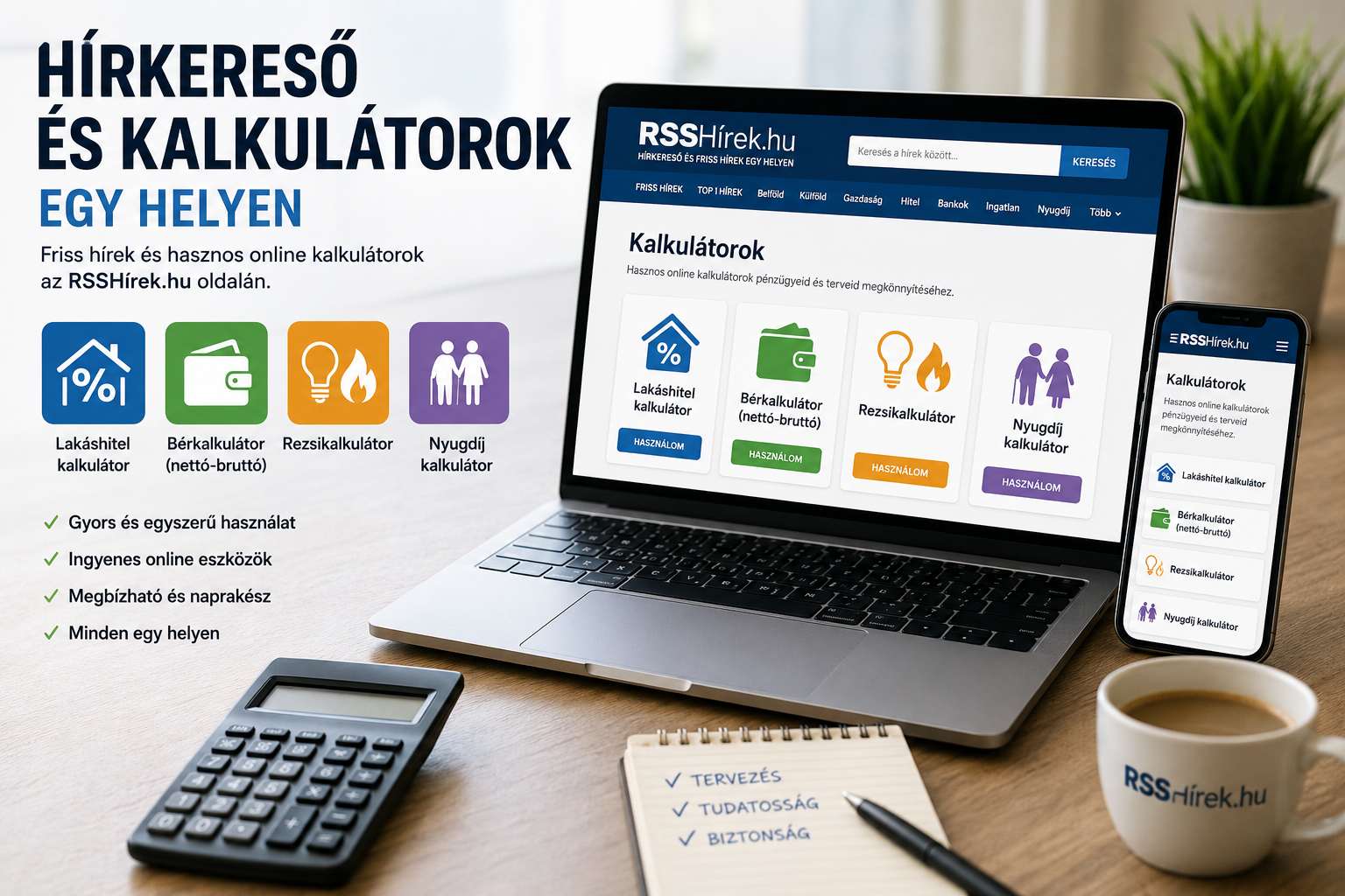 Hírkereső kalkulátorok – RSSHírek.hu
