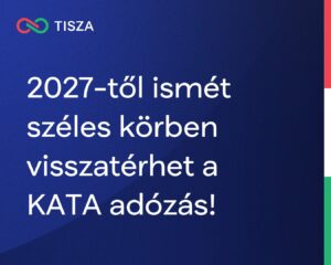 Kata adózás 2027 - Tisza Párt